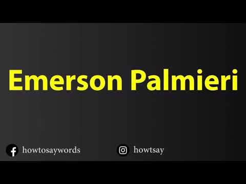 How To Pronounce Emerson Palmieri