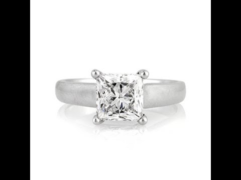 2.03ct Princess Cut Diamond Engagement Anniversary Ring-Mark Broumand