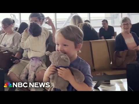 Special reunion between boy and lost teddy bear