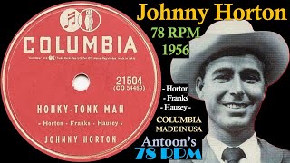 Johnny Horton | Honky-Tonk Man | Columbia 78 rpm | 1956 USA