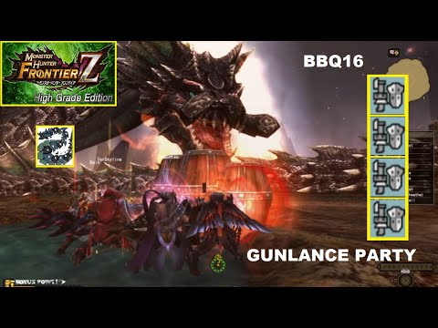 Extreme Berserk Raviente Gunlance Party | MHF - Rain Server