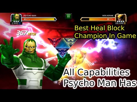 3 Star Psycho Man Can Beat Rol Wolverine! Explaining All His Abilities!| Marvel Contest Of Champions