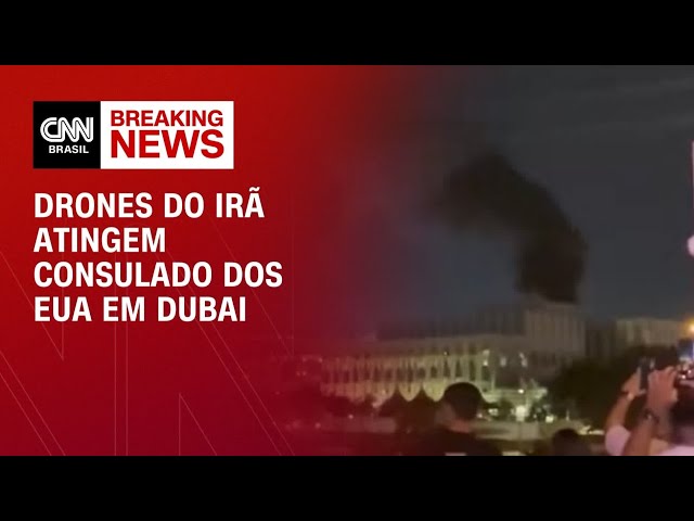 Guerra no Oriente Médio: Consulado dos EUA em Dubai é atingido por drones | CNN PRIME TIME