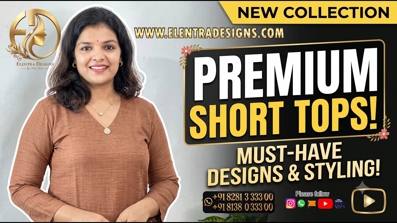 Premium Short Tops for Women ✨ | Stylish & Trendy Fashion Collection | Elentra Designs