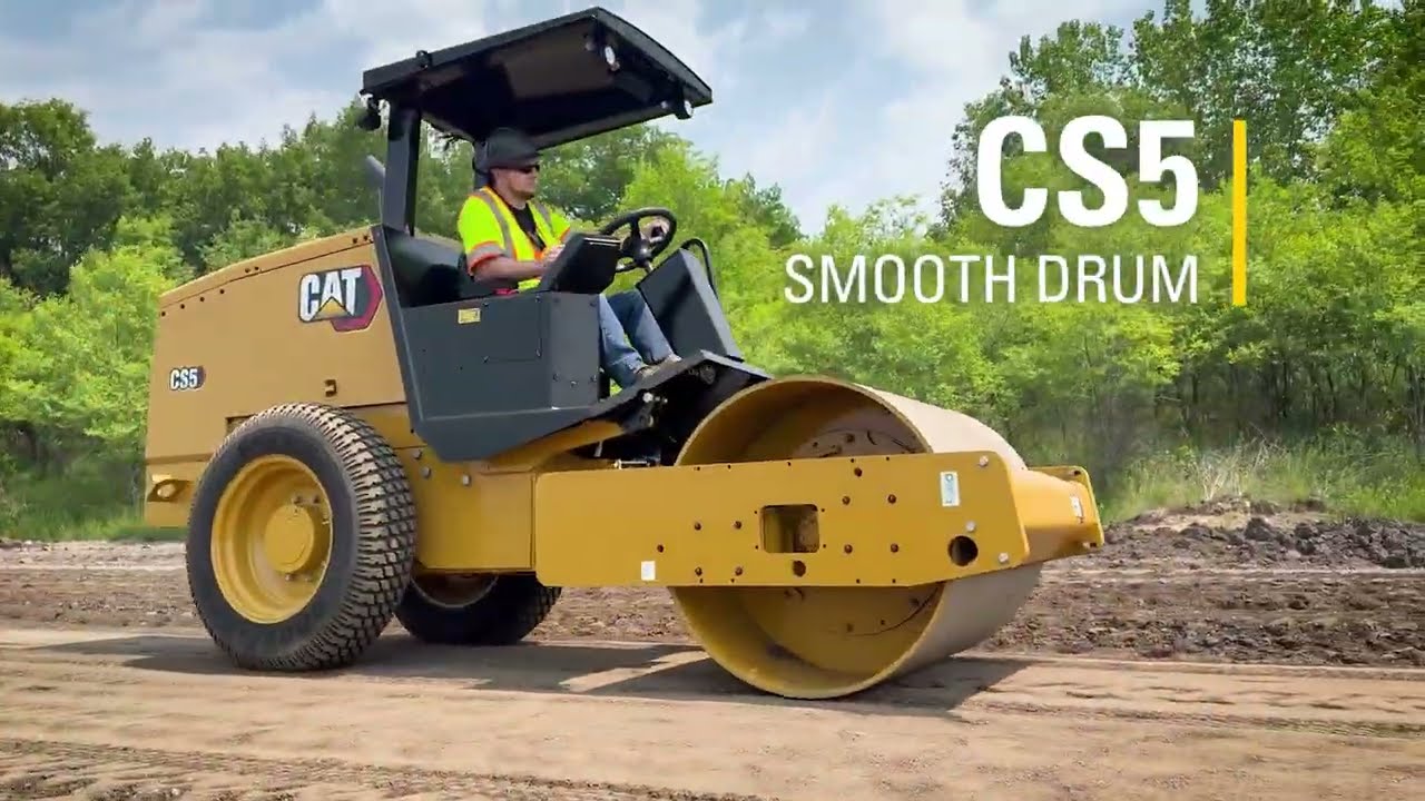 Cat® CS5 and CP5 Vibratory Soil Compactors
