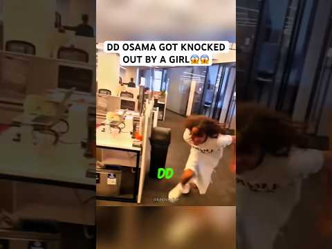 DD OSAMA GOT KNOCKED OUT BY A GIRL😱 #shorts