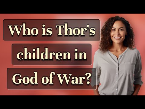 Who is Thor's children in God of War?