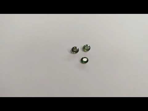 Cirkon 3 x 1,1 ct, 6x5 mm (602)
