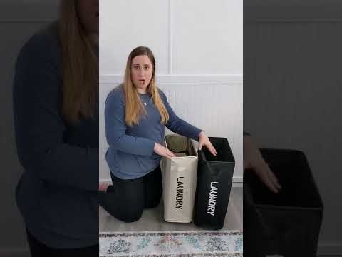 Chrislley Laundry Hamper with Wheels Slim Laundry Basket Review