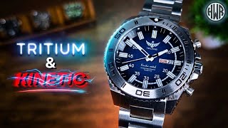 Kinetic and Tritium Together in One Cool Watch? - Yelang V1035 Review