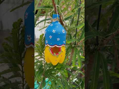 DIY Bird Home #shorts #youtubeshorts #diy #birdhome #bestoutofwaste #birds #nature