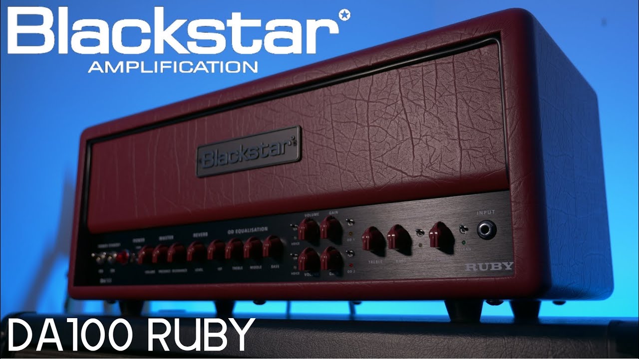 The BRAND NEW Blackstar DA100 Ruby | Doug Aldrich's FIRST Signature Amp EVER - YouTube
