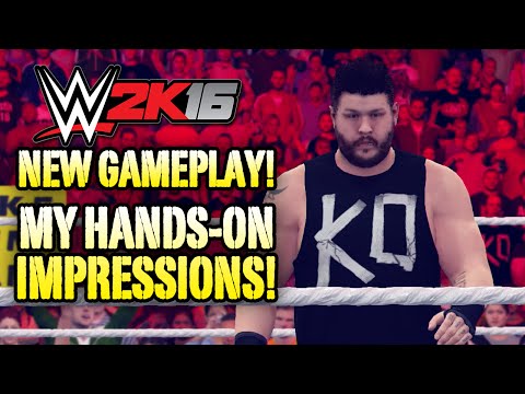 WWE 2K16 New Gameplay + My Hands-On First Impressions! (WWE 2K16 Gameplay)