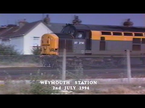 BR in the 1990s Weymouth Station on 2nd July 1994