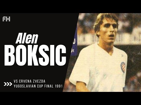 Alen Boksic ● Goal and Skills ● Crvena Zvezda 0-1 Hajduk Split ● Yugoslavian Cup 1990-91