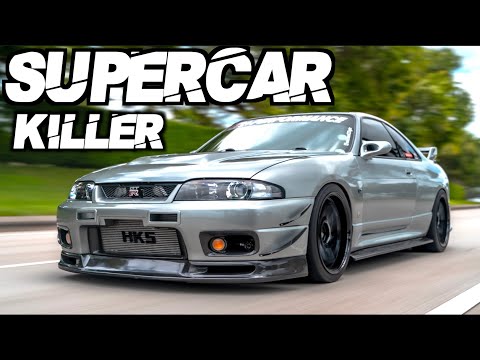 Stealthy 1996 Nissan Skyline Gt R R33 Highway Rolls R8 With Obvious Results Autoevolution