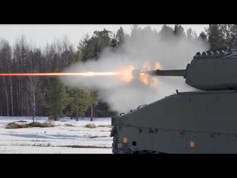 Forsvarets nye infanterikampkøretøj: Testskydning med CV9035MKIIIC!