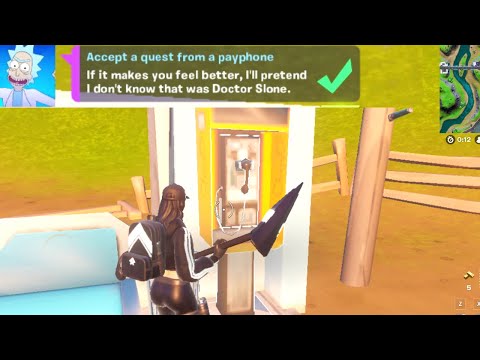Accept a quest from a payphone Week 1 Epic Quest/Challenge Guide Fortnite Season 7