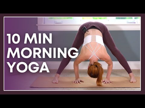 10 min CROWN CHAKRA Morning Yoga - FULL BODY Morning Yoga Stretch