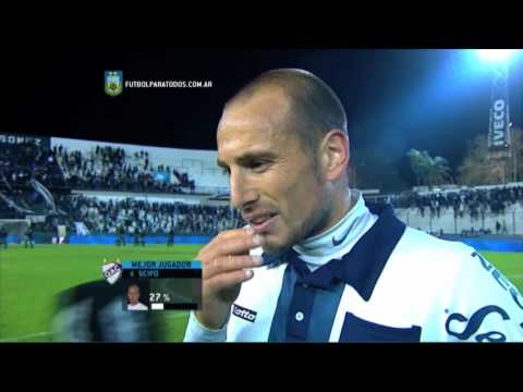 Scifo: "Nunca bajamos los brazos". Quilmes 2 - San Martín 0. Fecha 27. Primera División 2015. FPT.