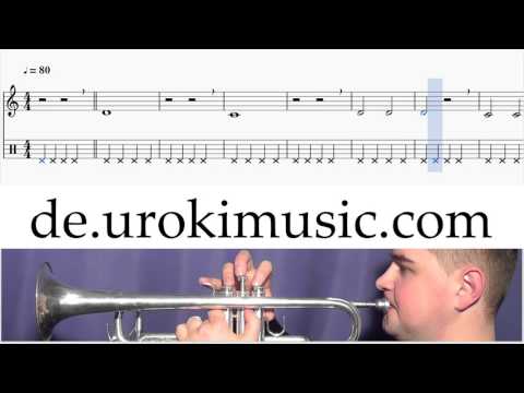 Trompete Lernen Mary Had A Little Lamb K#1 S#1 U#4 Noten Trompetenunterricht Schule Lied Lehrer Klas