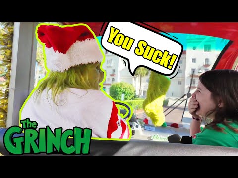The Grinch Insults People for over 6 Minutes Driving Through St. Augustine