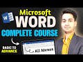 MS Word Tutorial हिंदी MS Word Tutorial For Beginners MS Word Full Course