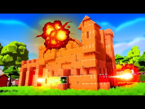 Massive CARDBOARD CASTLE Destruction in Cartonfall: Fortress!