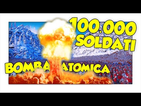 100,000 SOLDIERS VS. NUCLEAR BOMBS AND AVALANCHES! - Ultimate Epic Battle Simulator ITA (UEBS)