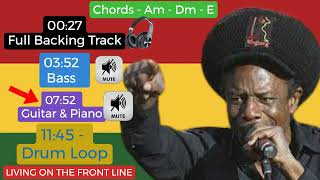 How to Practice Effectively 🎸🎹 🎻🎺🥁🎷)(LIVING ON THE FRONT LINE &quot; Chords - Am - Dm - E  ) Eddy Grant.