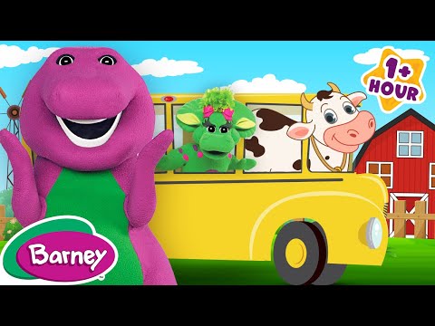 Wheels on the Bus, Old McDonald had a Farm + More Barney Nursery Rhymes and Kids Songs