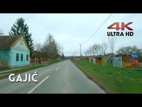 Driving Through Gajić | Baranja in 4K – Croatia (March 15, 2025)