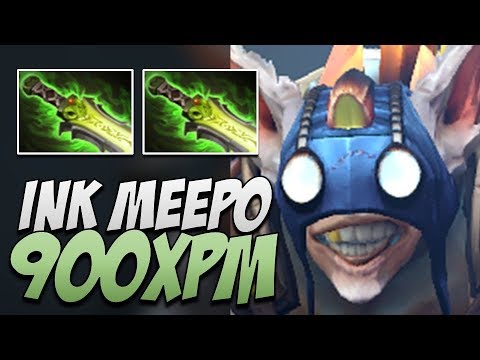 Ink Meepo with 900 XPM in 7.21B | Dota Gameplay