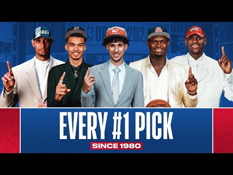 Every #1 Pick Since 1980 | Zaccharie Risacher, Victor Wembanyama, LeBron, Shaq and MORE!
