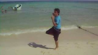 1st shuffle video at the beach (Fmp3 Hueverson)