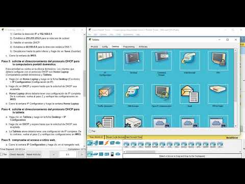 Tutorial laboratorio 10.2.2.7  - Packet Tracer