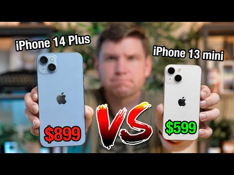 iPhone 14 Plus VS iPhone 13 mini! - WHY PAY MORE?!