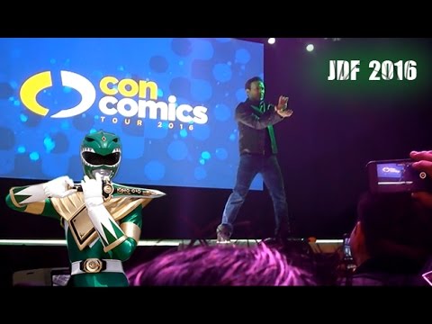 Jason David Frank (green/white power ranger) - Concomics Guadalajara 2016