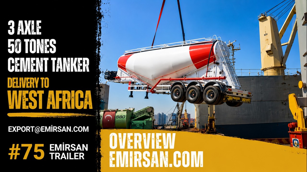  V Type Cement Tanker West Africa Delivery