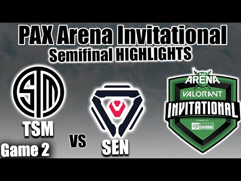 TSM vs Sentinels Game 2 HIGHLIGHTS - Semifinals | PAX Arena Valorant Invitational