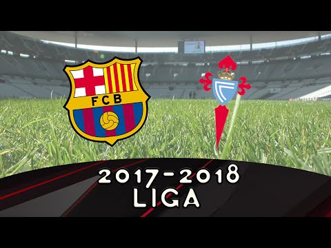 FC Barcelona vs. RC Celta Liga 1ª División 2017-2018 Partido Completo Jornada 14