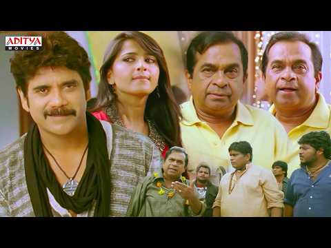 Nagarjuna, Brahmanandam Comedy Scenes😂 | Ragada Hindi Dubbed Movie | Anushka | Aditya Movies