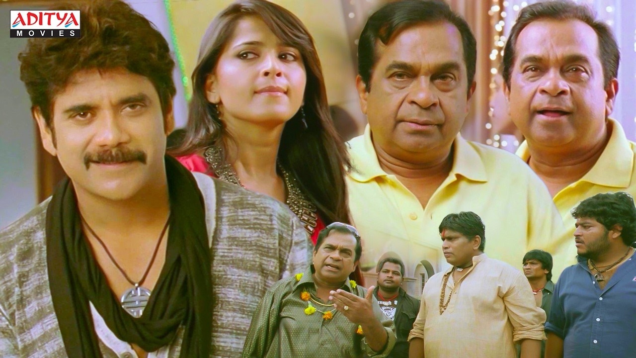 Nagarjuna, Brahmanandam Comedy Scenes😂 | Ragada Hindi Dubbed Movie | Anushka | Aditya Movies
