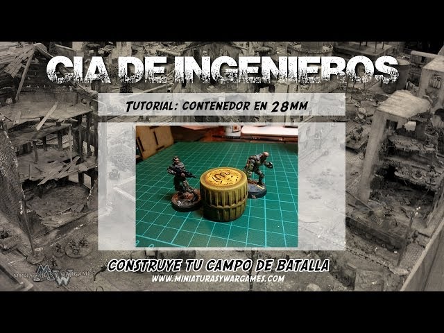 Vídeo relacionado con LM3D 4 x Contenedores Sci-Fi Escenografía para Wargames y Miniaturas 28mm, Apilables.