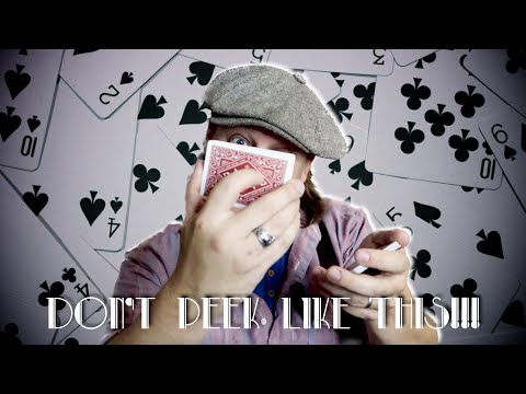 How to Peek Your Key Card Properly! // Advice for Magicians