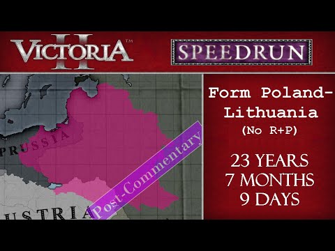 [WR] How I formed Poland-Lithuania as Krakow in less than 24 years - Vic2 IGT Speedrun