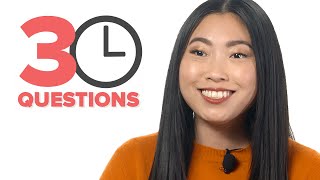 Awkwafina Answers 30 Questions In 3 Minutes video
