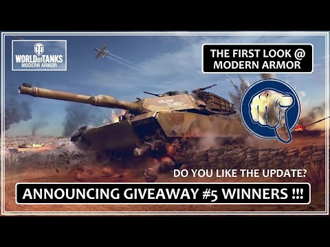 WOT Console: Modern Armor // Giveaway #5 Winners & My First Thoughts on the Update!