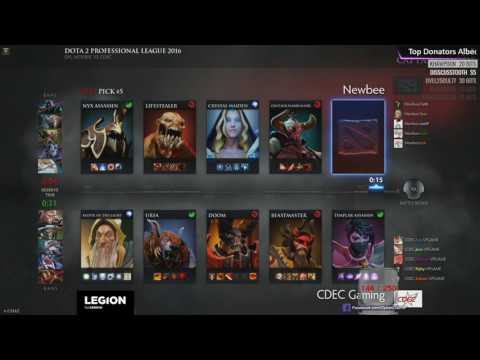 [LIVE-TH] DPL Season 3 Top - Newbee vs CDEC # Game 1