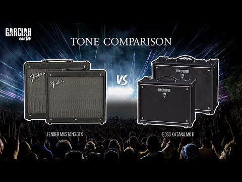 Boss Katana 50/100 MKII vs Fender Mustang GTX 50/100: Will Boss Katana rule the world???
